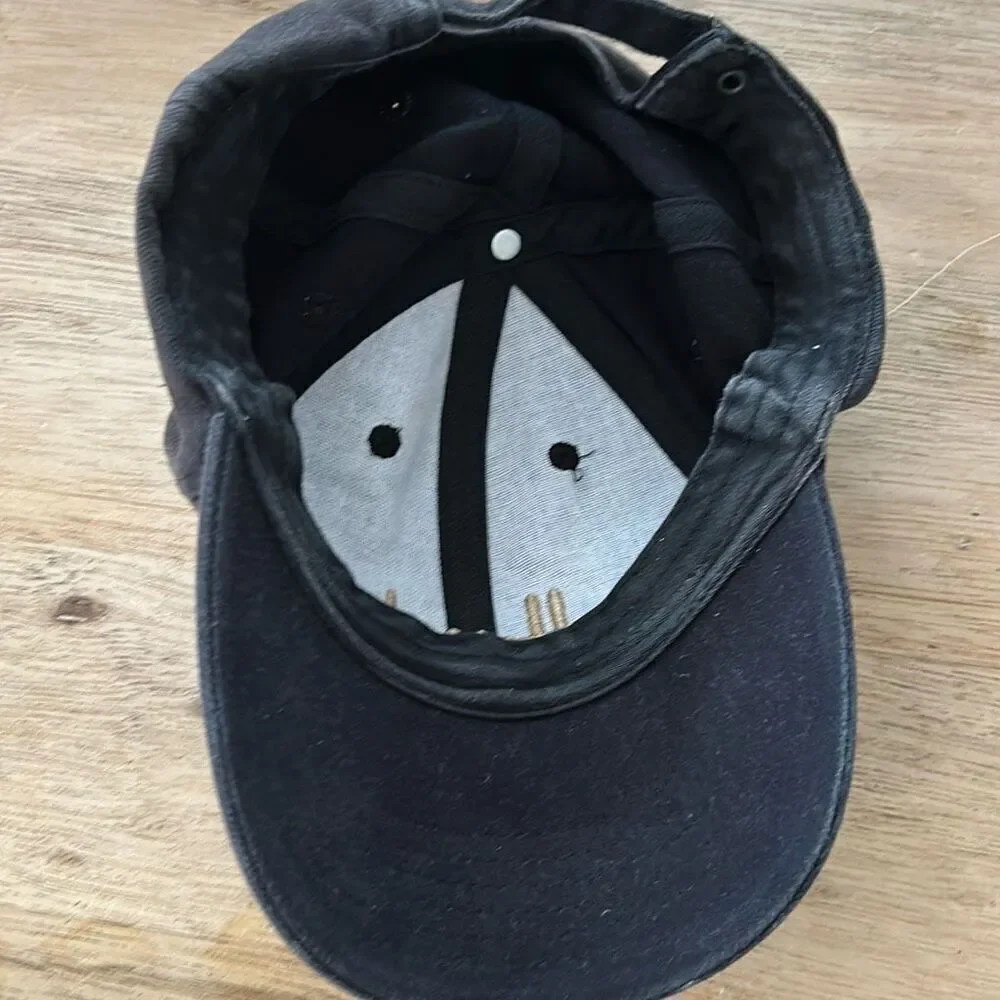 Harrods gray stone washed cap baseball cap